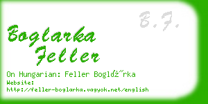 boglarka feller business card